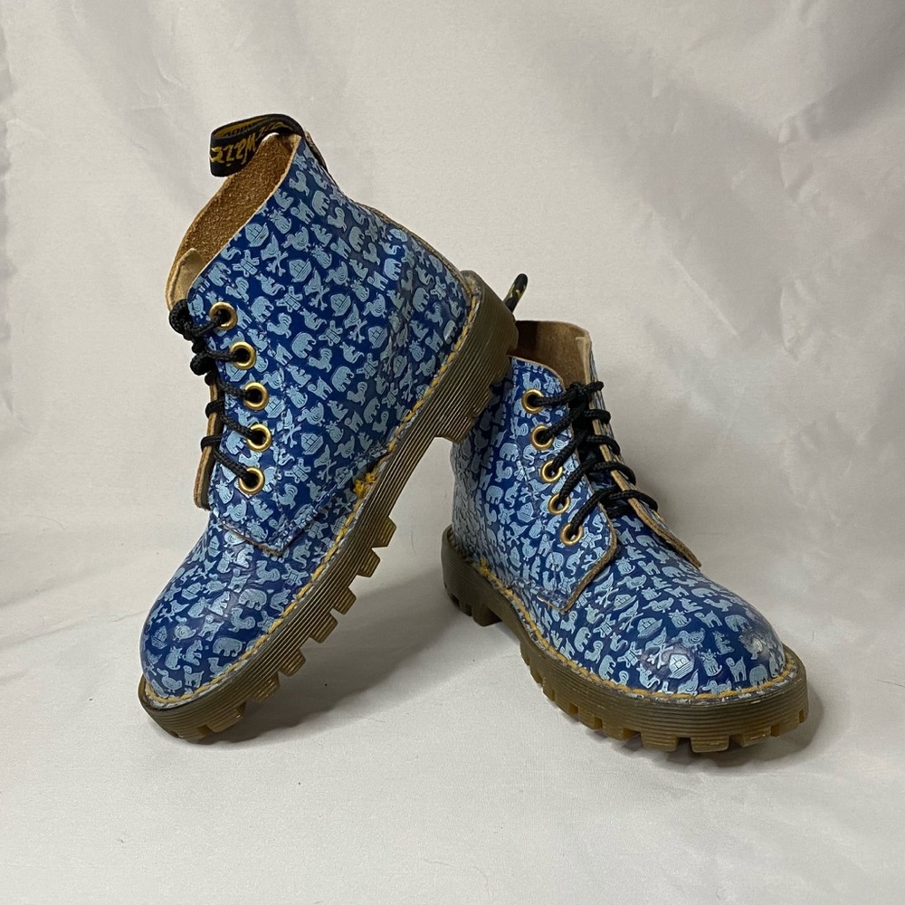 Vintage Dr Martens Boots Toddler Noah’s Arc Print
